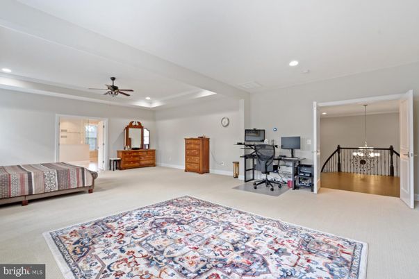 Bedroom, Home Office, Interior, Recessed Lighting