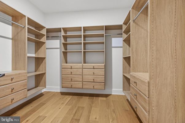 Interior, Walk-in Closets, Wood Texture Flooring