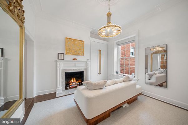 Fireplace, Interior, Living room, Pendant Lights