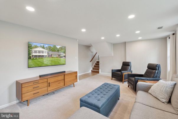 Interior, Living room, Recessed Lighting