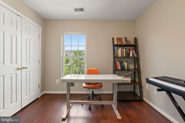Home Office, Interior, Wood Texture Flooring