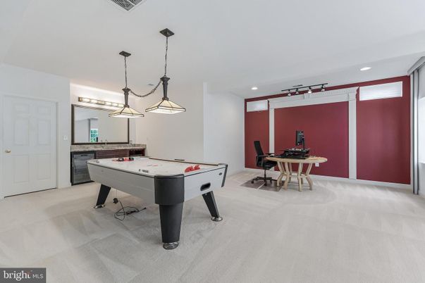 Billiard Table, Dining room, Game Room, Interior, Pendant Lights, Recessed Lighting