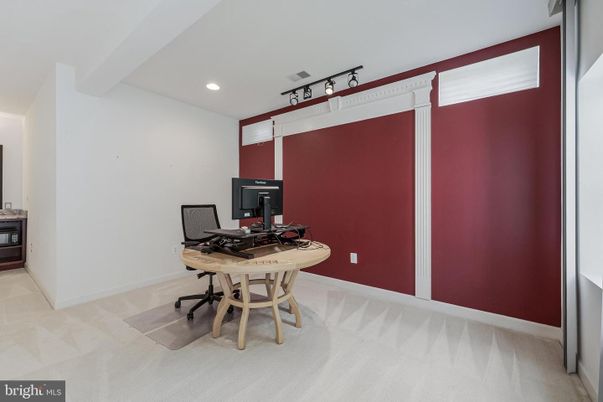 Home Office, Interior, Recessed Lighting