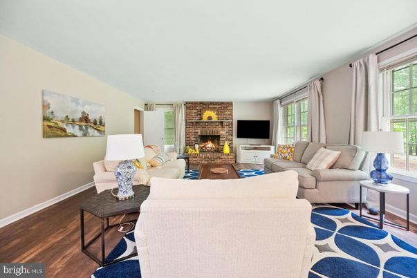 Fireplace, Interior, Living room, Stone Walls, Wood Texture Flooring