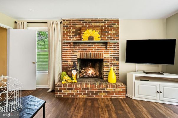 Fireplace, Interior, Stone Walls, Wood Texture Flooring