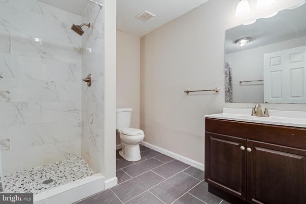 Bathroom, Glass Shower, Interior, Marble Walls