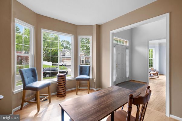 Dining room, Interior, Wood Texture Flooring
