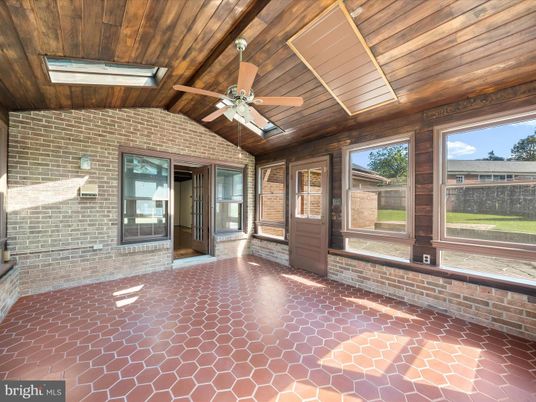 Empty room, Interior, Stone Walls, Sun Room, Wooden Ceilings