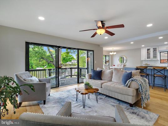 Chandelier, Dining room, Interior, Living room, Recessed Lighting, Wood Texture Flooring