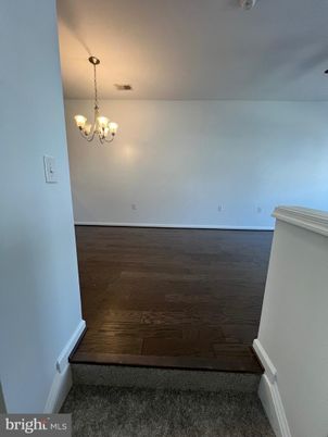 Chandelier, Empty room, Interior, Wood Texture Flooring