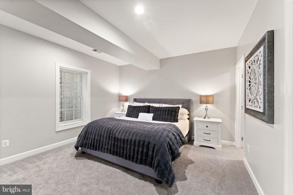 Bedroom, Interior, Recessed Lighting