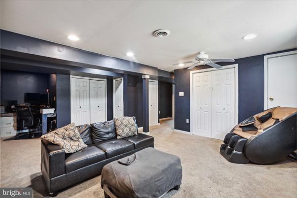 Home Office, Interior, Recessed Lighting