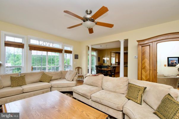 Dining room, Interior, Living room, Pendant Lights, Wood Texture Flooring