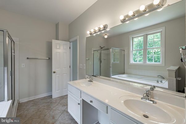Bathroom, Dual Sink Vanities, Glass Shower, Interior