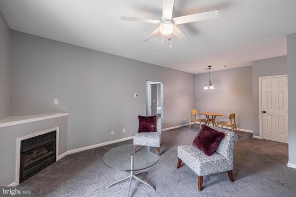 Dining room, Fireplace, Interior, Pendant Lights