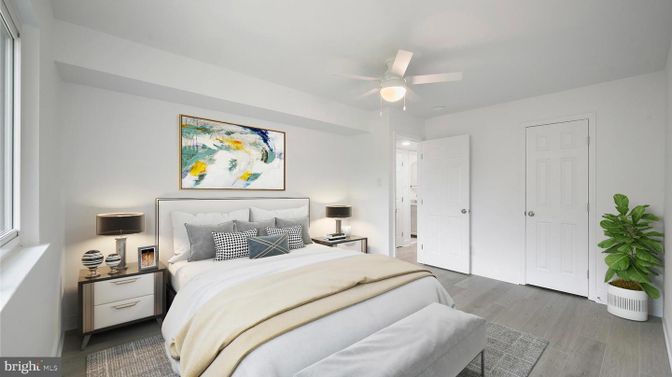 Bedroom, Interior, Wood Texture Flooring