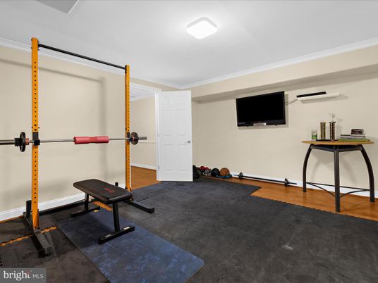 Fitness Equipment, Interior, Wood Texture Flooring