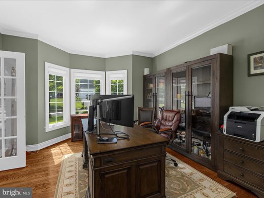 Home Office, Interior, Wood Texture Flooring