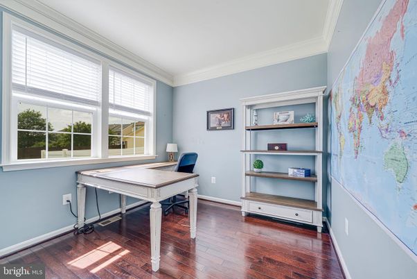 Home Office, Interior, Wood Texture Flooring
