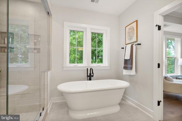 Bathroom, Free Standing Baths, Glass Shower, Interior