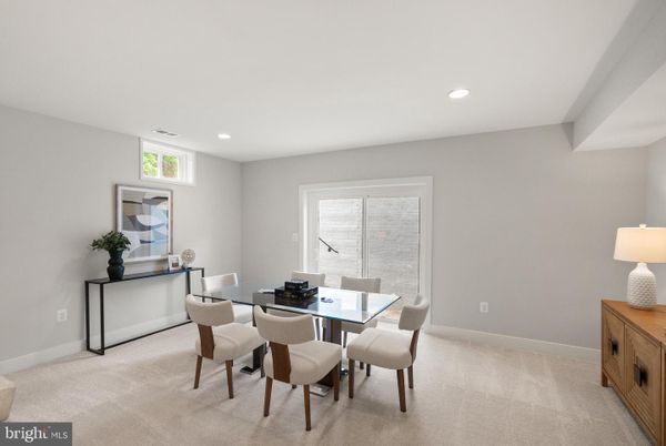 Dining room, Interior, Recessed Lighting