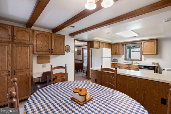 Interior, Kitchen, Wooden Beams