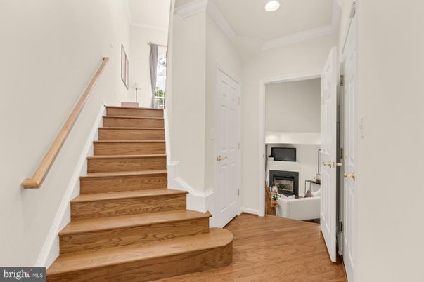 Fireplace, Interior, Recessed Lighting, Wood Texture Flooring