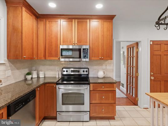 Interior, Kitchen, Recessed Lighting, Stainless Steel Appliances
