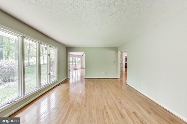 Empty room, Interior, Wood Texture Flooring