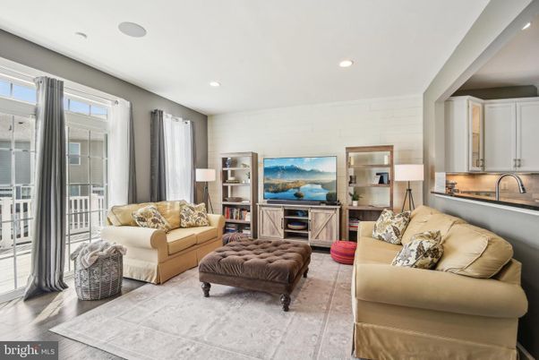 Interior, Living room, Recessed Lighting