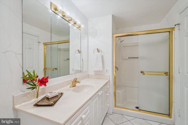 Bathroom, Glass Shower, Interior, Marble, Marble Walls