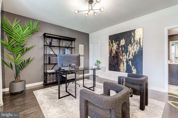 Home Office, Interior, Wood Texture Flooring