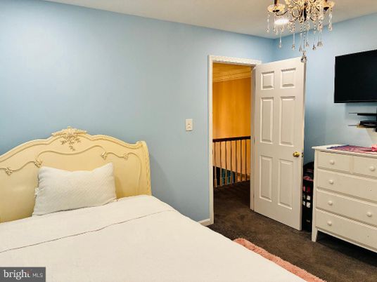 Bedroom, Chandelier, Interior