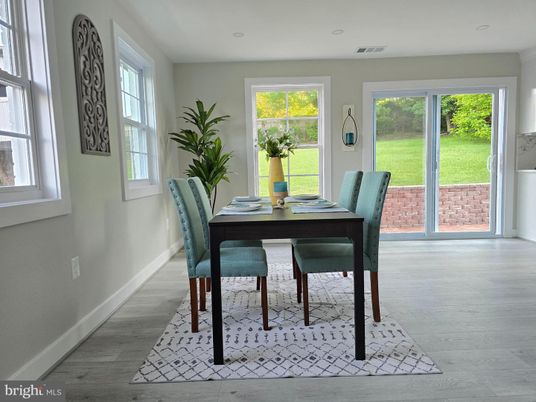 Dining room, Interior, Wood Texture Flooring