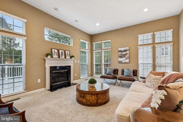 Fireplace, Interior, Living room, Recessed Lighting