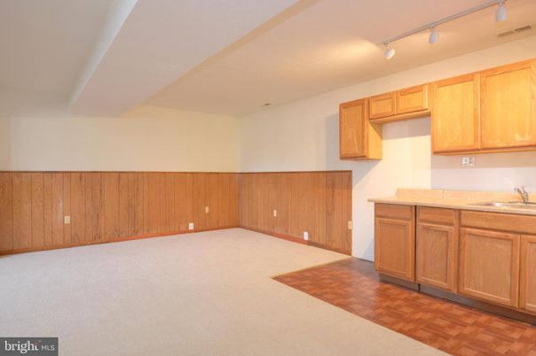 Empty room, Interior, Kitchen, Wood Texture Flooring
