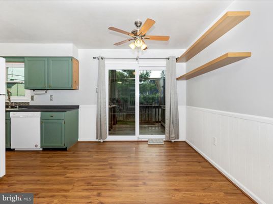 Interior, Kitchen, Wood Texture Flooring