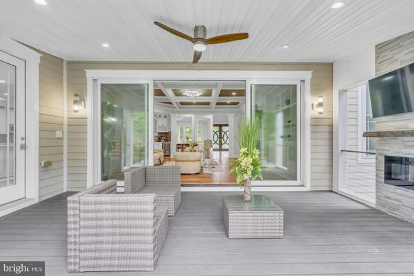 Exterior, Fireplace, Recessed Lighting, Wood Texture Flooring