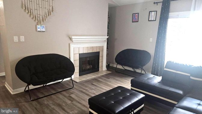 Fireplace, Interior, Wood Texture Flooring