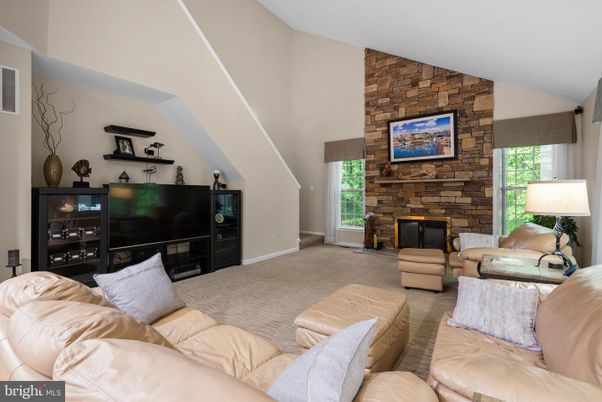 Fireplace, Interior, Living room, Stone Walls