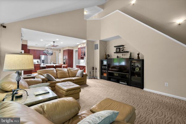 Interior, Kitchen, Living room, Recessed Lighting