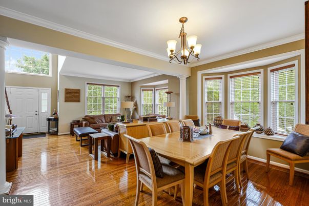 Chandelier, Dining room, Interior, Living room, Wood Texture Flooring