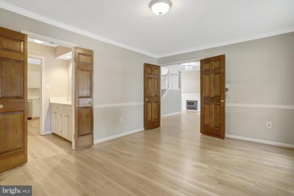 Empty room, Interior, Wood Texture Flooring