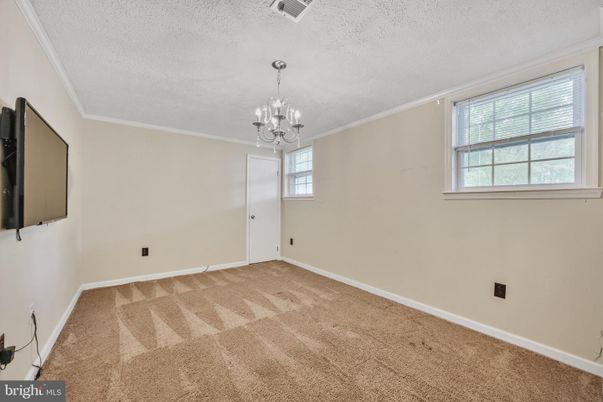 Chandelier, Empty room, Interior