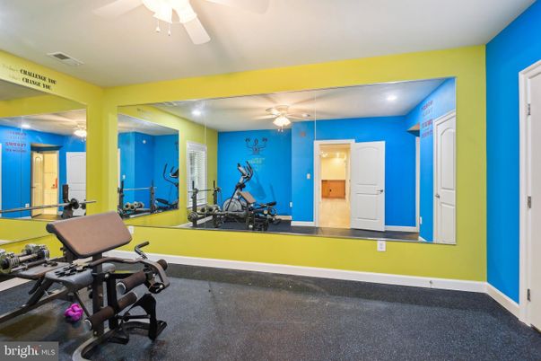 Fitness Equipment, Interior, Recessed Lighting