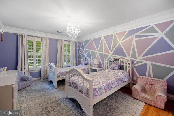 Bedroom, Chandelier, Interior