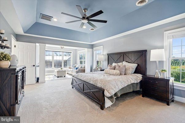 Bedroom, Interior, Recessed Lighting