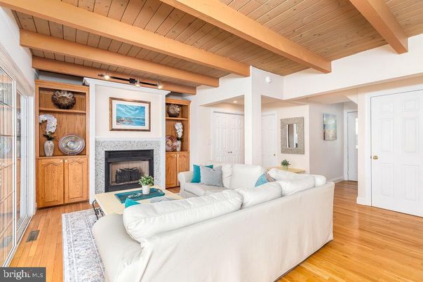 Fireplace, Interior, Living room, Wooden Beams, Wooden Ceilings, Wood Texture Flooring