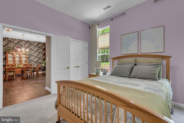 Bedroom, Chandelier, Dining room, Interior, Pendant Lights, Wood Texture Flooring