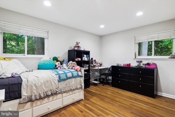 Bedroom, Home Office, Interior, Recessed Lighting, Wood Texture Flooring